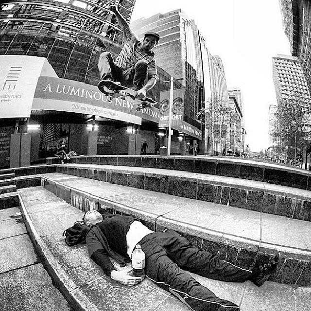 Skate or lie down