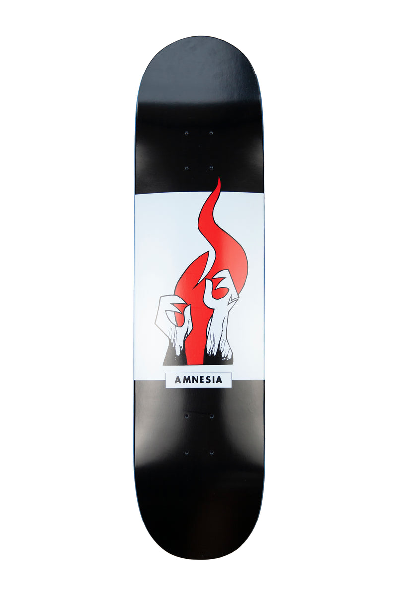 Amnesia OG Blood skateboard deck — bottom graphic | Amnesia Skateboards Australia