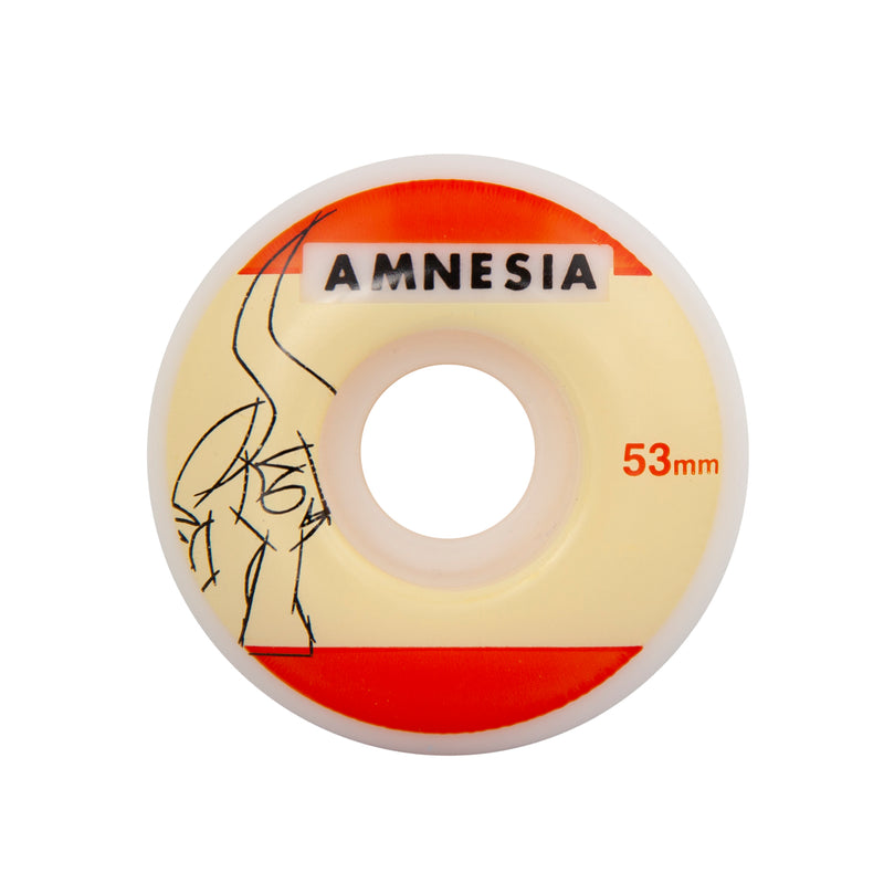 Amnesia OG Sketch 53mm skateboard wheel — single | Australian skate brand since 1994